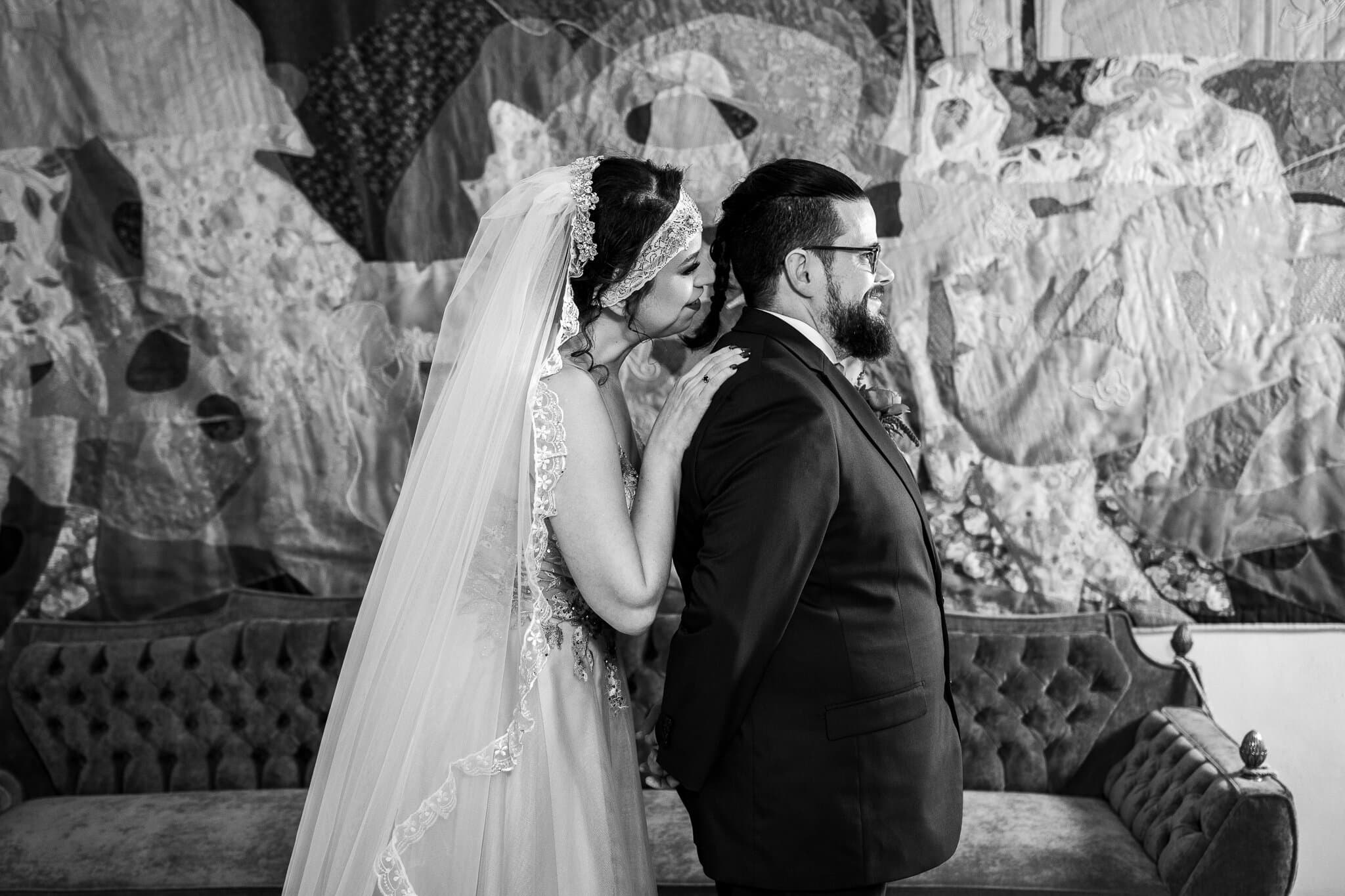 Postal de una boda destino en Puebla ambientada por Clhei